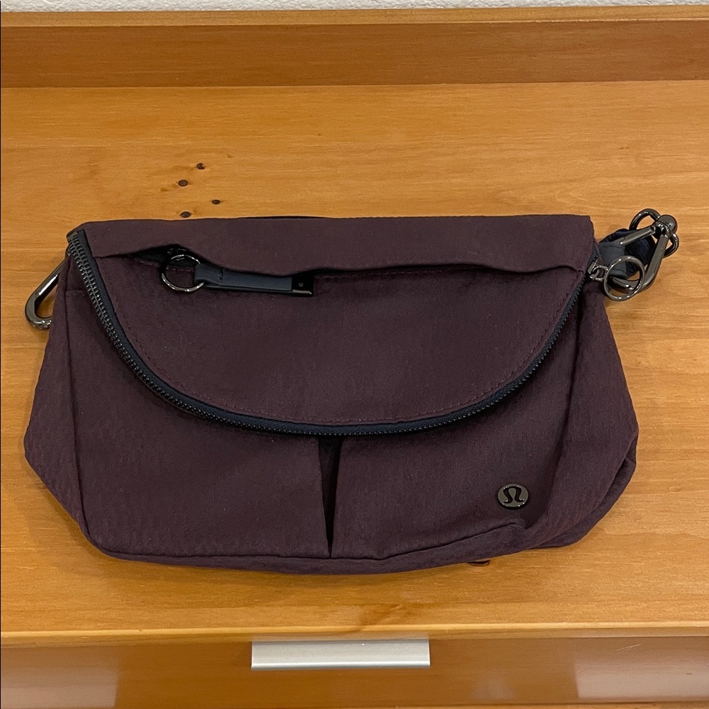 Lululemon Athletica Dark Purple Crossbody Bag